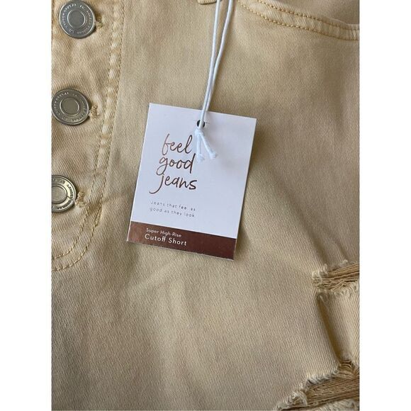 ❤️LC Lauren Conrad High Rise Jean Shorts NWT - Picture 2 of 6